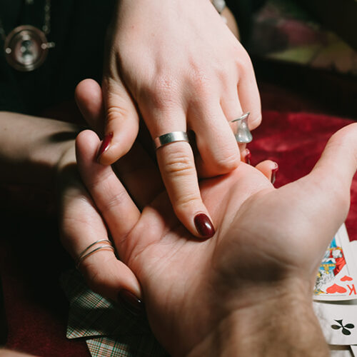 How do lines on the palm indicate emotional health?